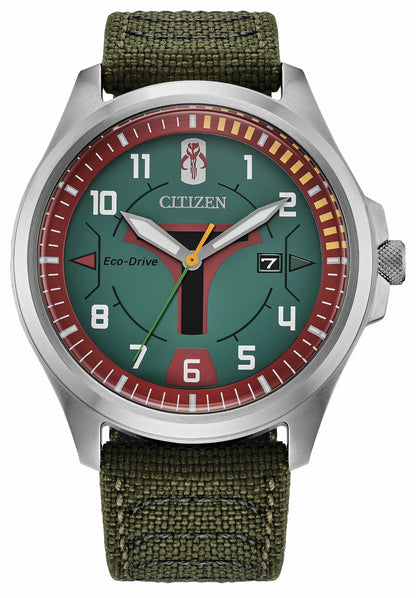Boba Fett Green Dial Nylon Strap AW1418-06W - Citizen Exclusive