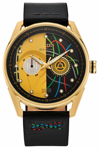 C-3PO Rewired Multiple Dial Leather Strap BU4026-05W - Citizen New