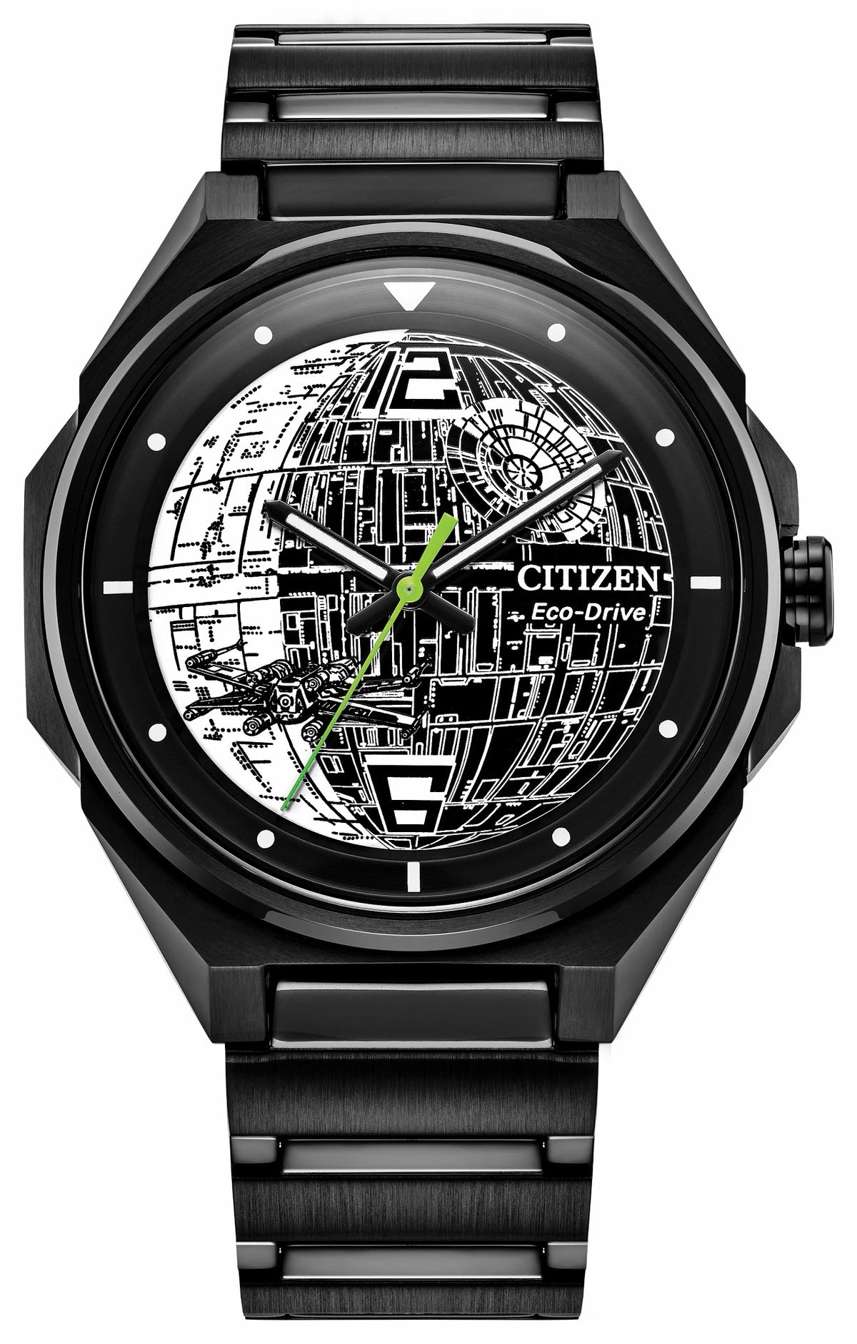 Death Star 2 Two-Tone Dial Stainless Steel Bracelet BJ6539-50W - Citizen Sale
