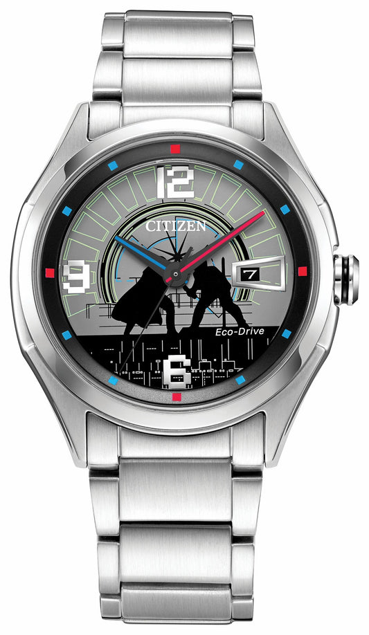 Duel Black Dial Stainless Steel Bracelet AW1140-51W - Citizen Recommended