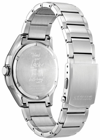 Duel Black Dial Stainless Steel Bracelet AW1140-51W - Citizen Recommended