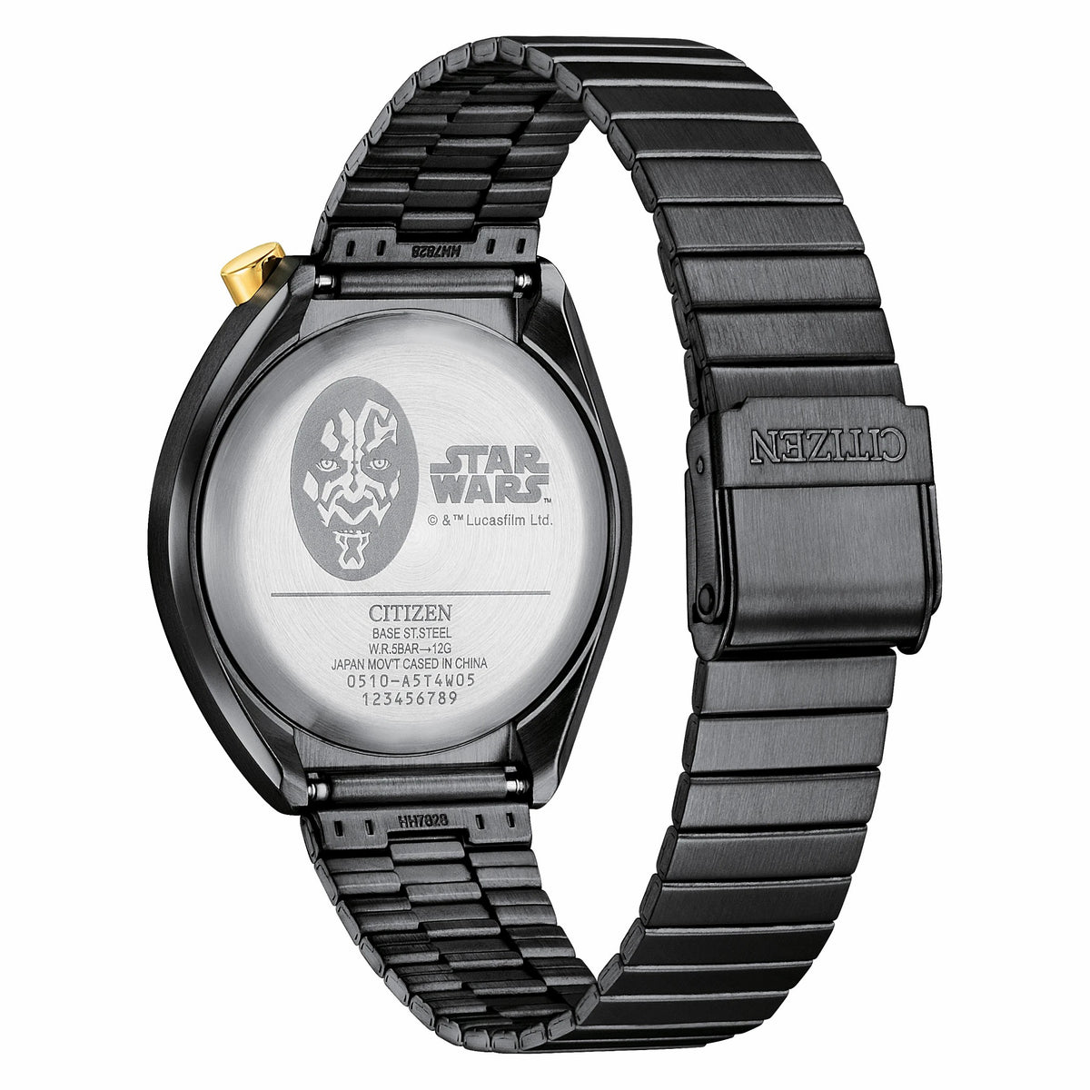 Darth Maul Red Dial Stainless Steel Bracelet AN3668-55W - Citizen Featured