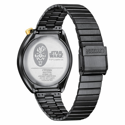 Darth Maul Red Dial Stainless Steel Bracelet AN3668-55W - Citizen Featured