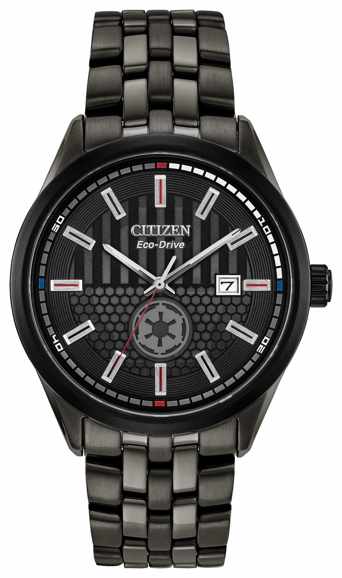Darth Vader Returns Black Dial Stainless Steel Bracelet BM7255-61W - Citizen Great Value