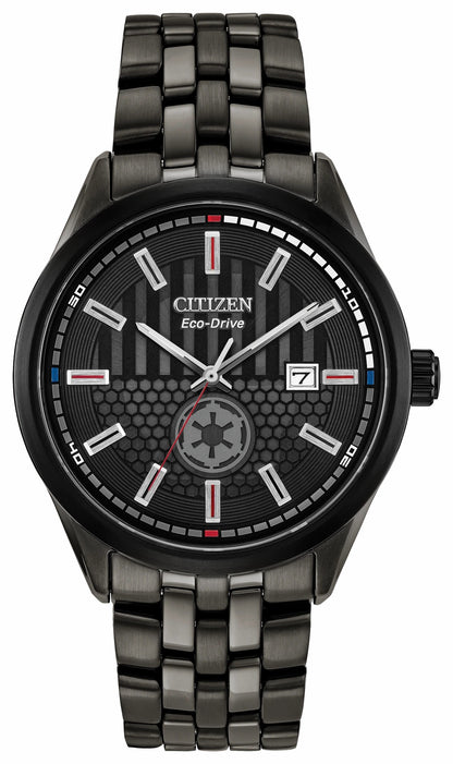 Darth Vader Returns Black Dial Stainless Steel Bracelet BM7255-61W - Citizen Great Value