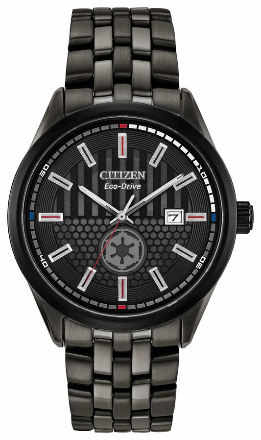 Darth Vader Returns Black Dial Stainless Steel Bracelet BM7255-61W - Citizen Great Value