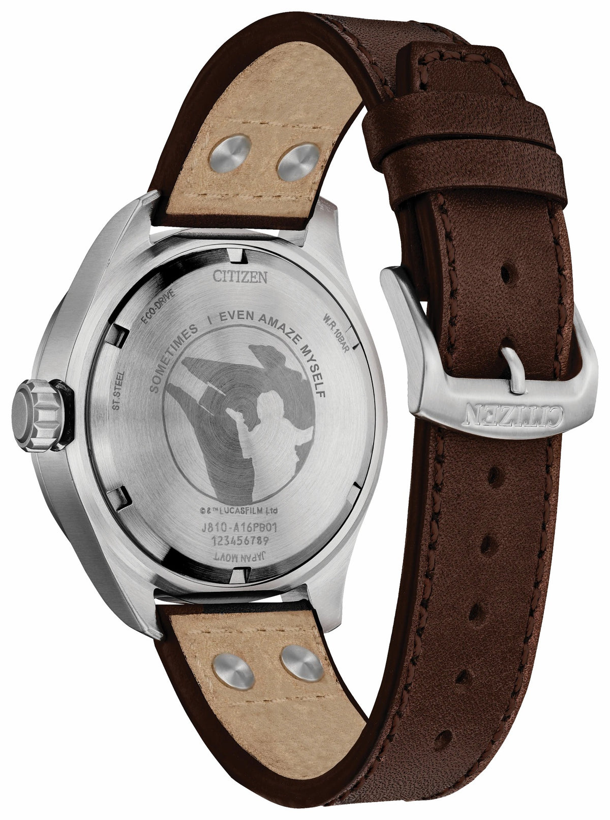 Han Solo Blue Dial Leather Strap AW5009-03W - Citizen Great Value