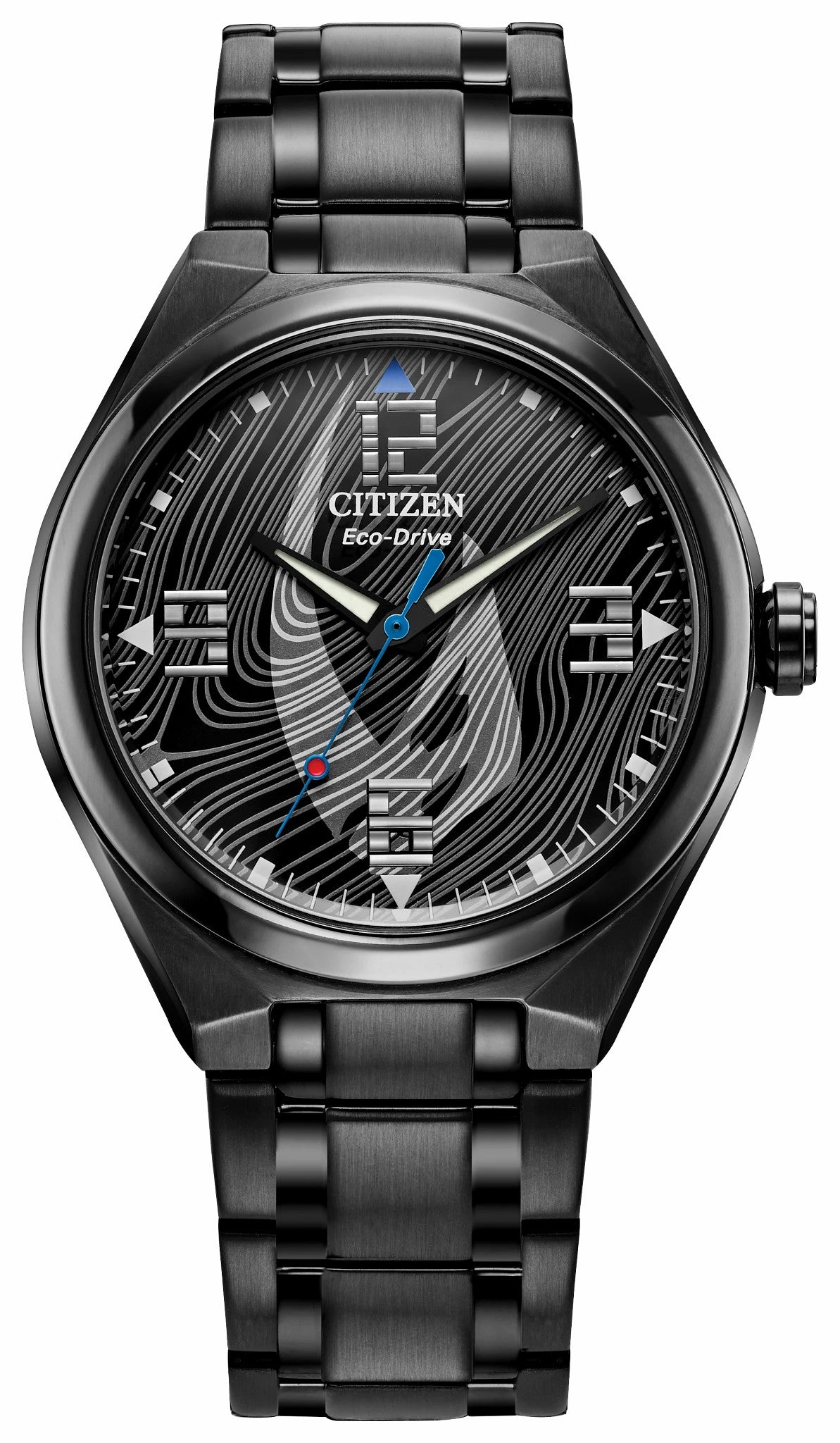 Mandalorian Black Dial Stainless Steel Bracelet AW2045-57W - Citizen Great Value