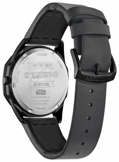 Jedi Master Black Dial Leather Strap BM7498-00W - Citizen Featured
