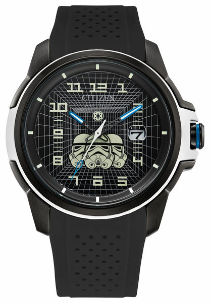 Imperial Stormtrooper Black Dial Polyurethane Strap AW1659-00W - Citizen Signature