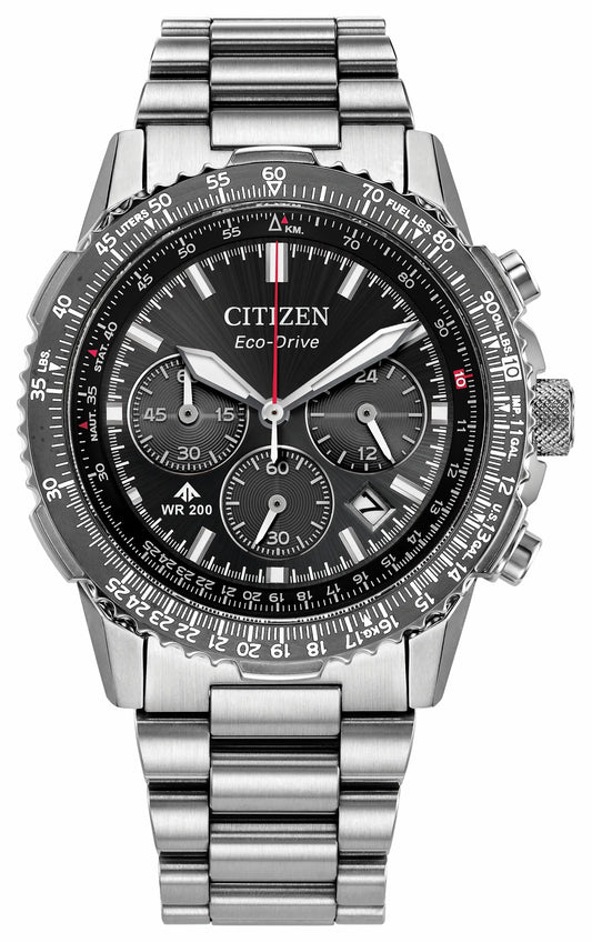 Promaster Navihawk Black Dial Stainless Steel Bracelet CA4664-60E - Citizen Discount