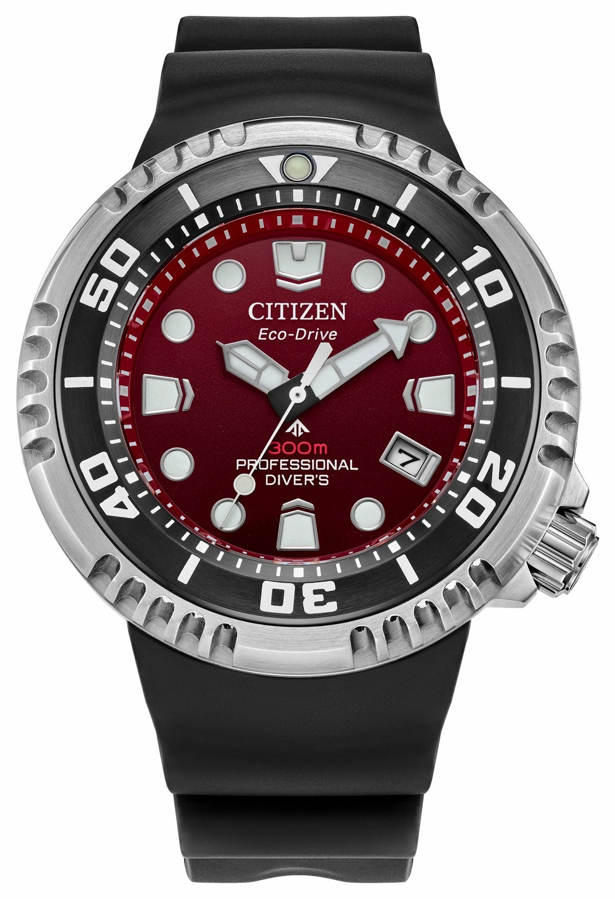 Promaster Dive E365 Red Dial BENEBiOL™ PU Strap BN1024-01Z - Citizen Featured