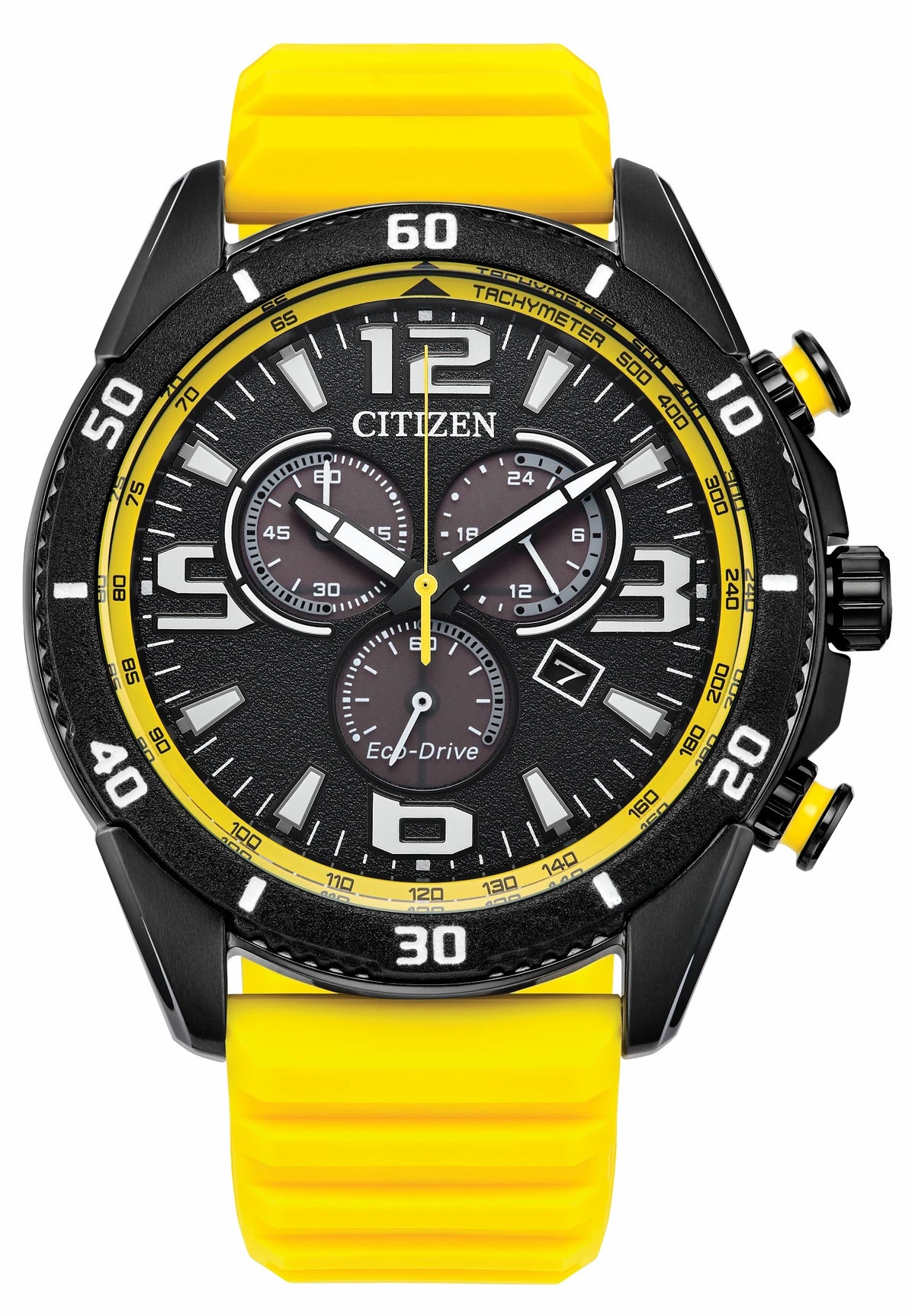 Brycen Black Dial Silicone Strap AT2585-08E - Citizen Value