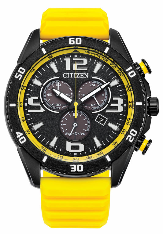 Brycen Black Dial Silicone Strap AT2585-08E - Citizen Value