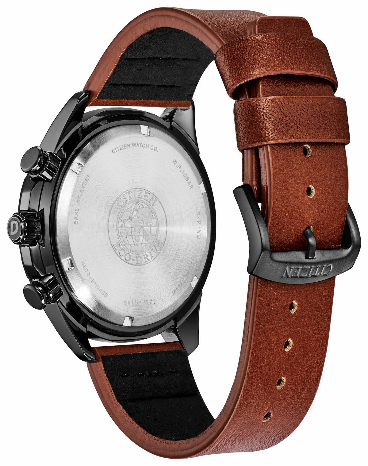 Citizen AR Eco-Drive Black Stainless Steel Watch - Citizen Exclusive