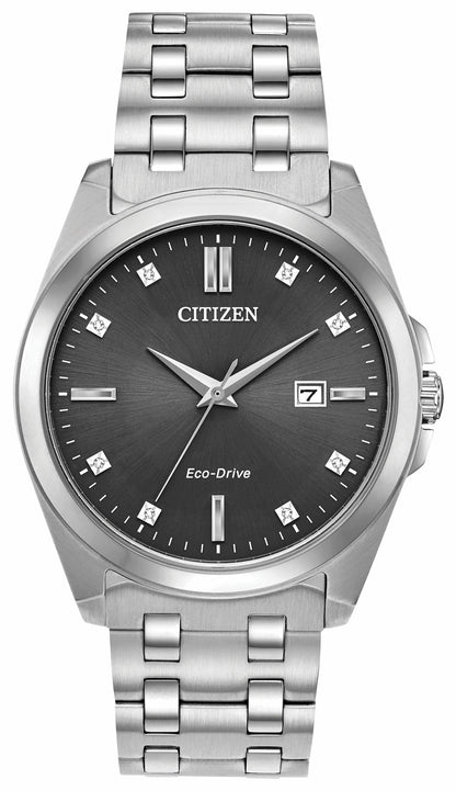 Citizen Corso Eco-Drive Gray Dial Stainless Steel Watch - Citizen Recommended