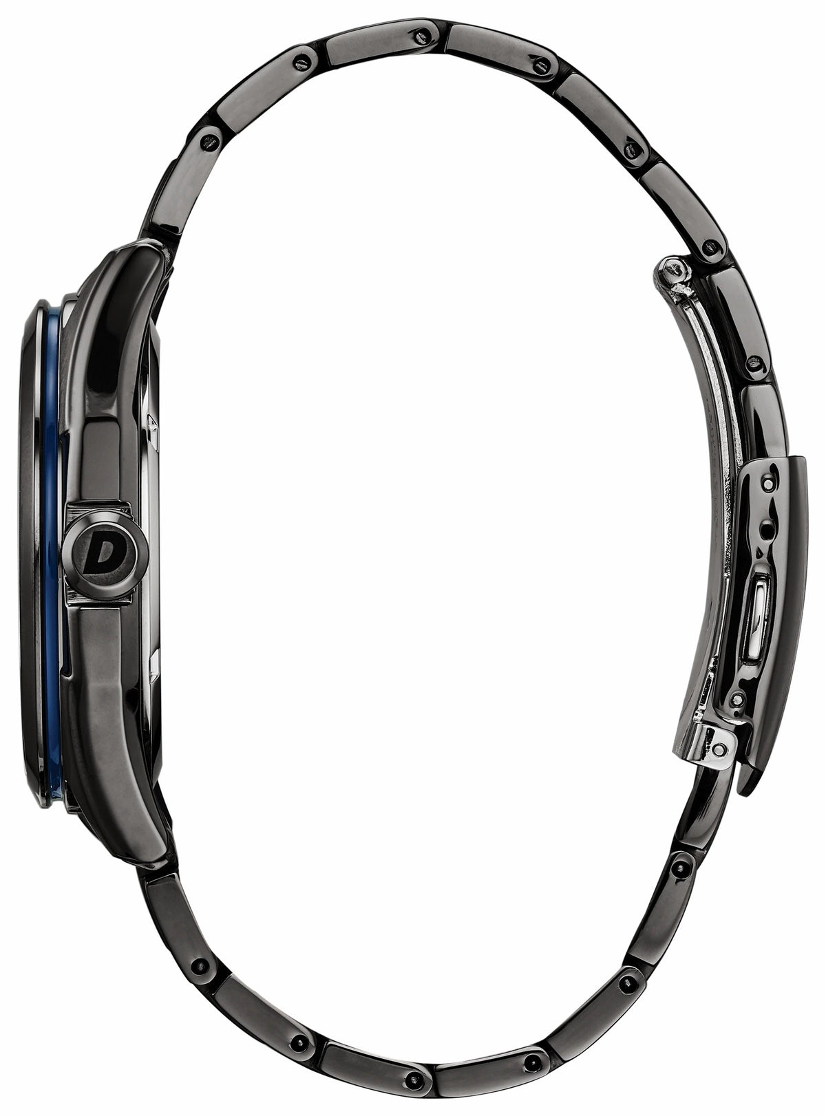 Citizen WDR Eco-Drive Black Blue Dial Stainless Steel Watch - Citizen Best Seller