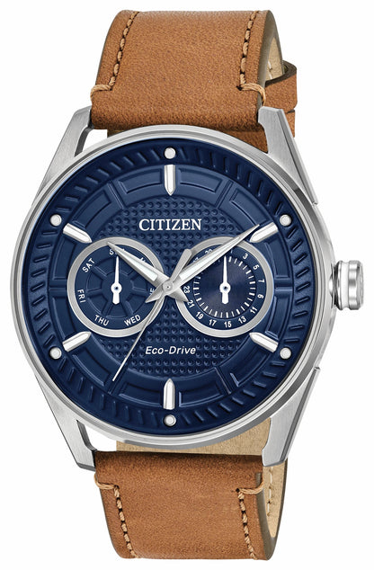 CTO - Men's Eco-Drive BU4020-01L Leather Strap Watch - Citizen Customer Favorite