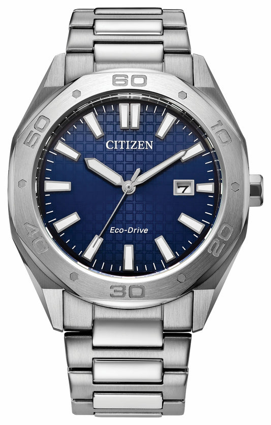 Odyn Blue Dial Stainless Steel Bracelet BM7630-80L - Citizen Signature