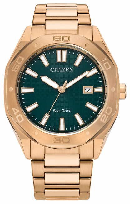 Odyn Green Dial Stainless Steel Bracelet BM7633-81X - Citizen Signature