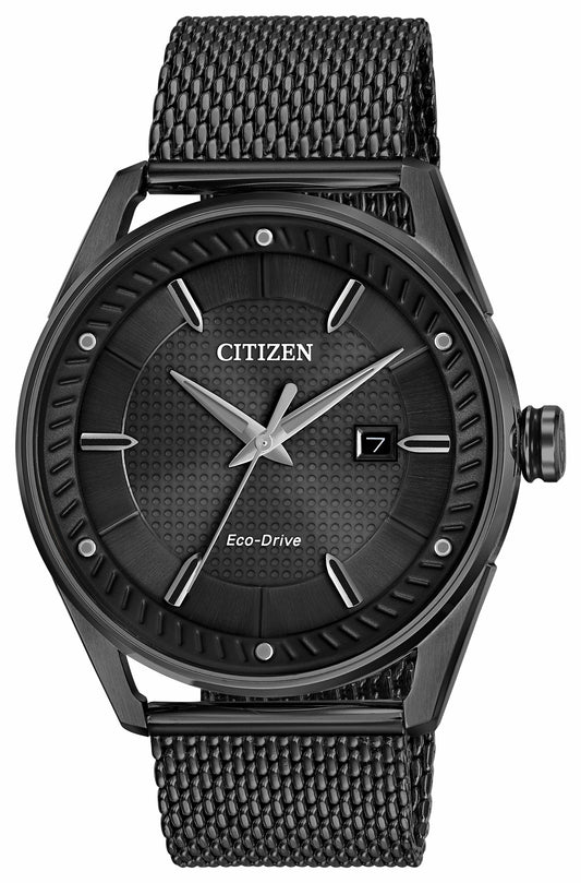 CTO -Men's Eco-Drive BM6988-57E Black Mesh Strap Watch - Citizen Great Value